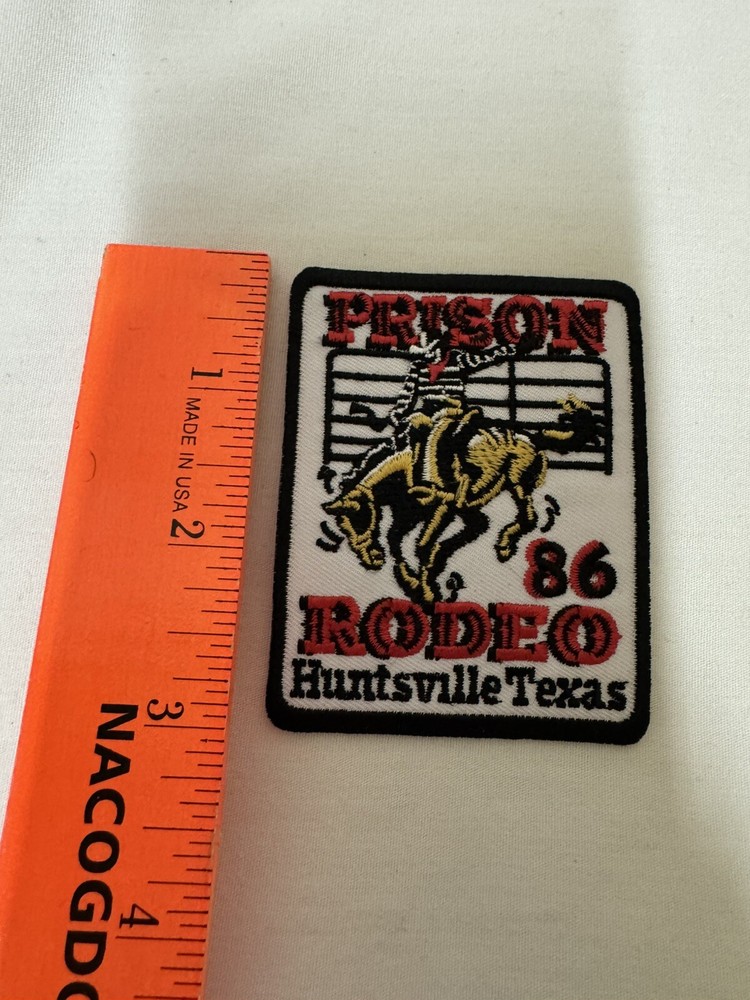 Prison rodeo Huntsville Texas patch