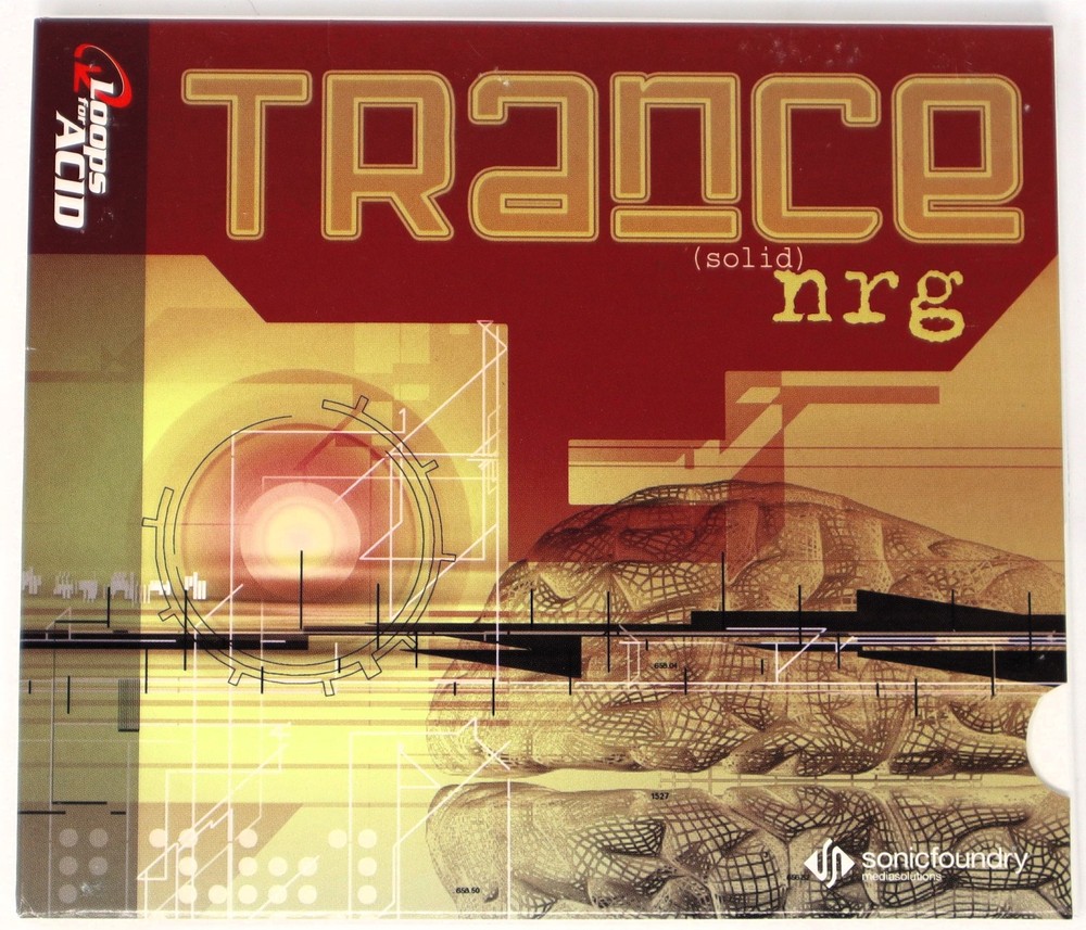 Sonic Foundry Trance NRG Loops For Acid Sample Library/Sound Library/Sampling CD