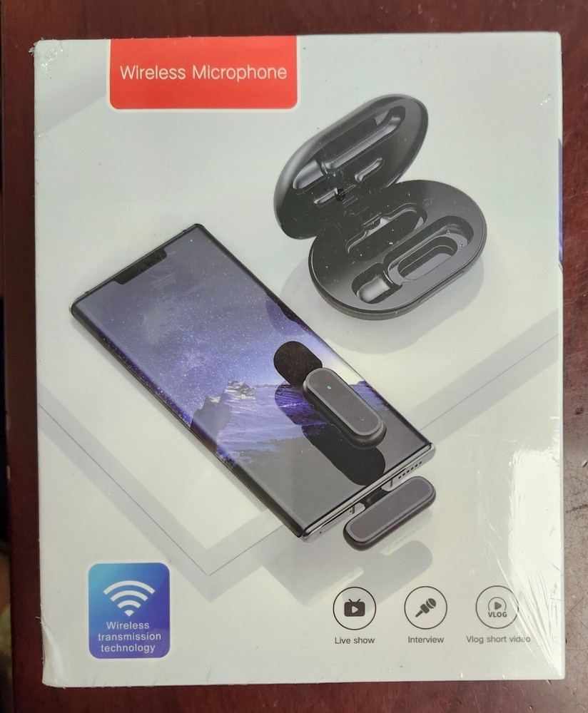 🔥🔥HCZ K61 Wireless Lavalier Microphone for iPhone iPad with Charging Case🔥🔥