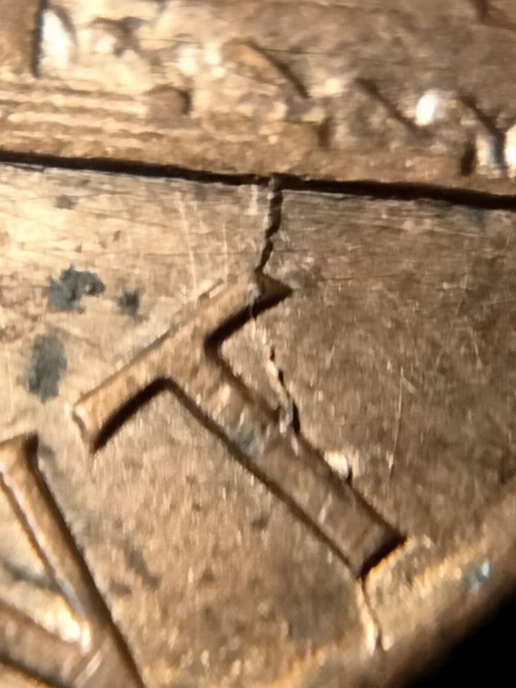 1987 P Lincoln Memorial Cent Misaligned Die And Die Break Errors