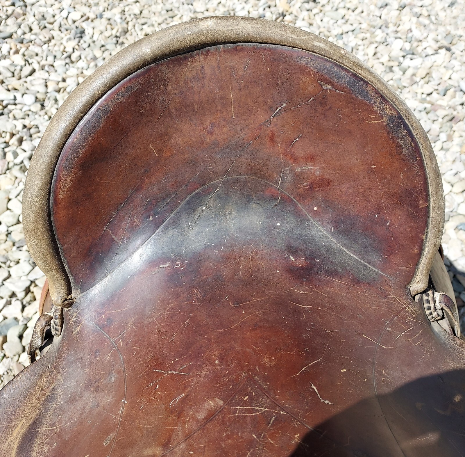 Antique Joseph Sullivan Fort Benton Montana - Saddle - Square Skirt - 13" seat