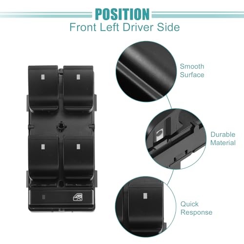 Power Window Switch Window Control Switch Fit for GMC Acadia 2007-2016