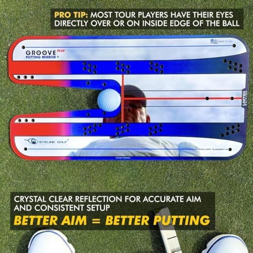Genuine Alignment Putting Mirror Groove PLUS Putting Alignment Mirror - LARGE