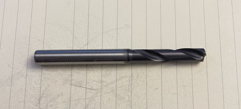 5.6MM (.220") /3XD Solid Carbide Coolant Carbide Through Drill - Widia