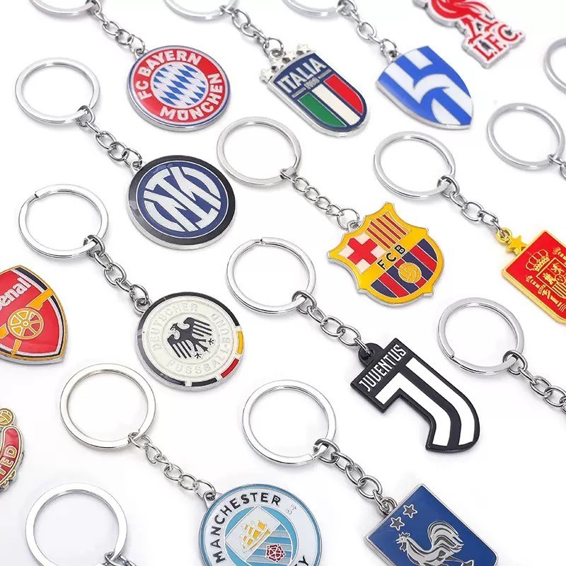Manchester United Man Utd Crest Enamel Key Ring Football Soccer Gift