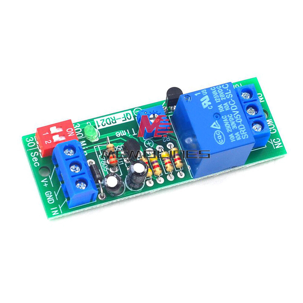 DC 5V 12V 24V Adjustable Time Delay Timing Timer Relay Switch Turn ON/OFF Module