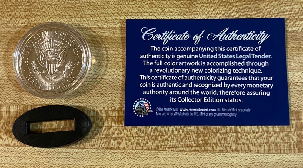 Space X Falcon 9 Half Dollar Coin