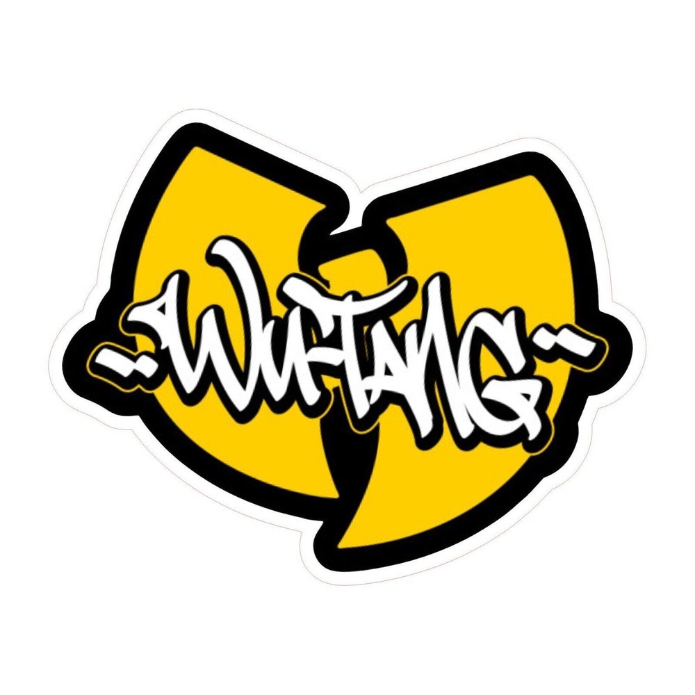 Wu-Tang Sticker graffiti