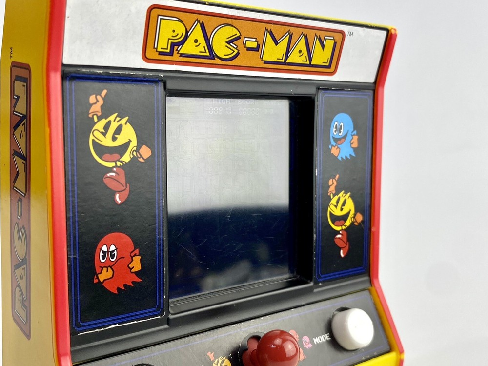 Pac-Man Mini Arcade Retro Game Bandai Namco Pacman Game Basic Fun TESTED & Works