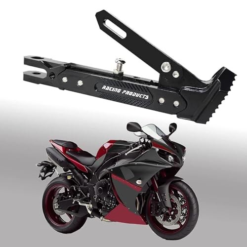 Universal Motorcycle Kickstand Accessories Motor Modified CNC Black 2