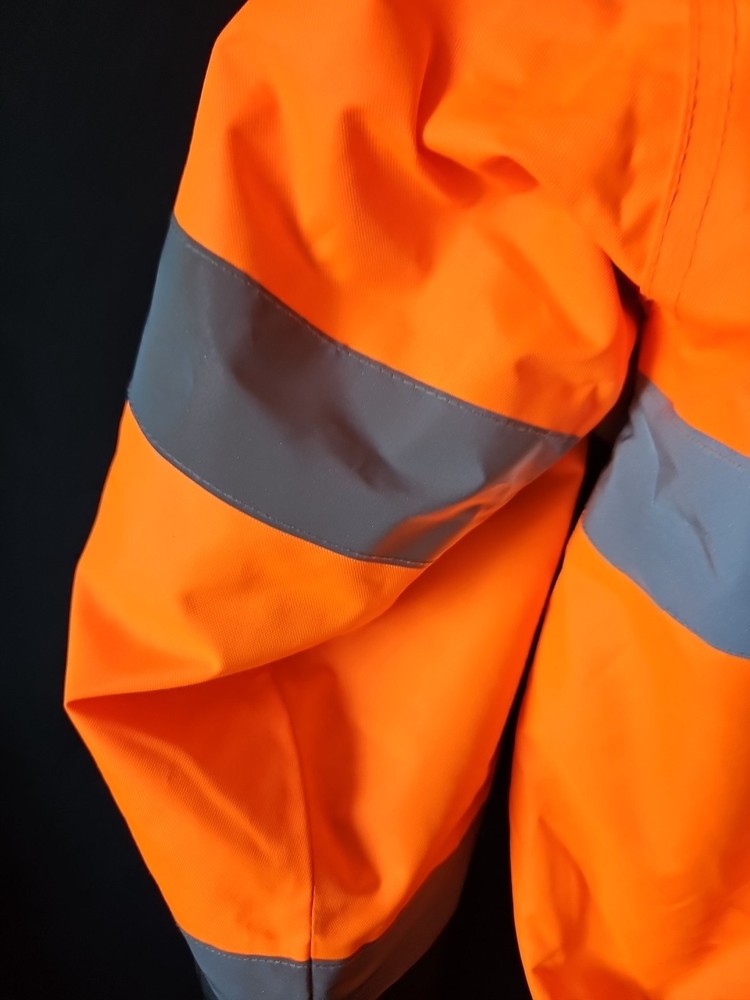 Tuff Guard Class 3 High Visibility Water Resistant Reflective Neon Work Jacket