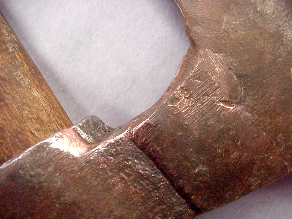Antique Goosewing Broad Hewing Axe Blacksmith Made