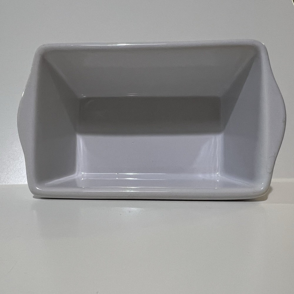 Ceramic Mini Loaf Bread Pans PUMPKIN Halloween