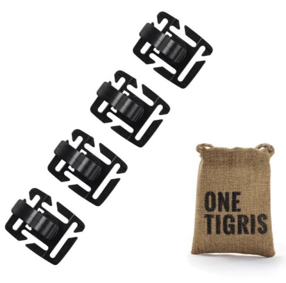 One Tigris 8x Tactical Tube Clips