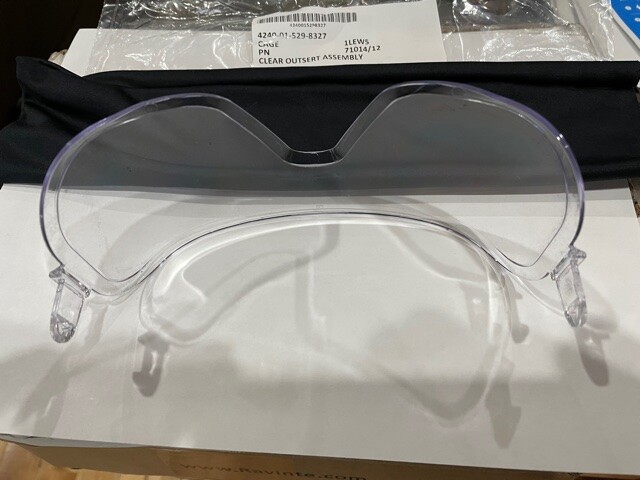 M50 Clear Outsert Lens Lense Gas Mask Survival Assembly Cage Lenses Shield