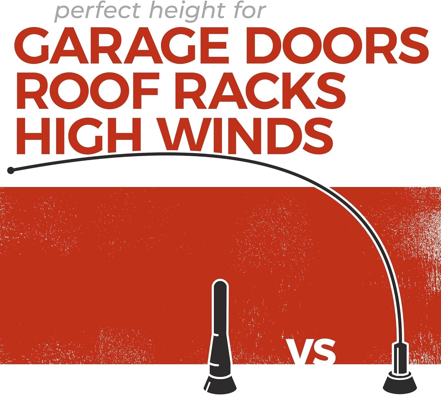 (2IN)CravenSpeed Stubby JR Antenna Harley-Davidson Motorcycles 98-2023 (2 Inch)