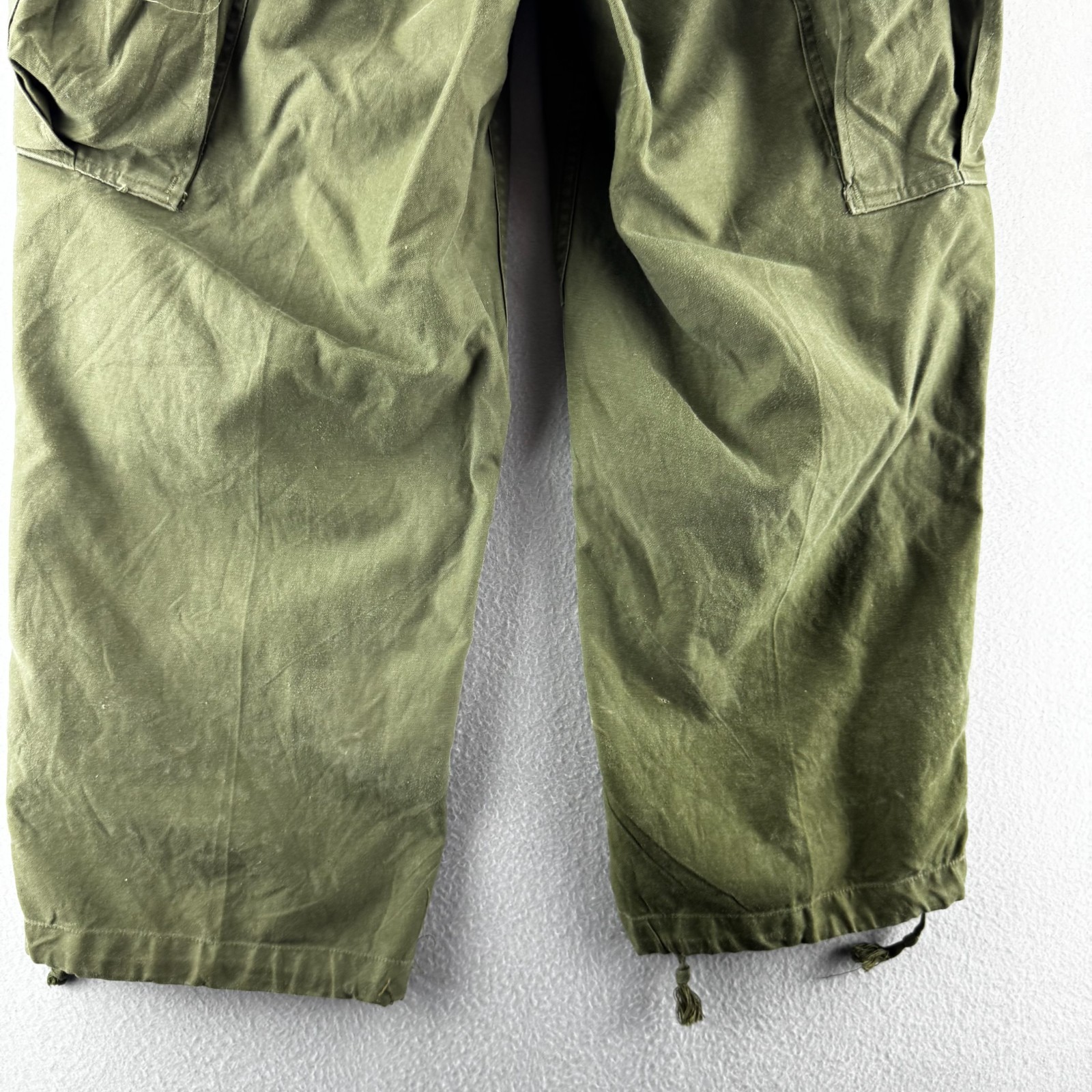 Vintage 50s Military Pants Mens 29x26 Korean War Cargo M-51 Field