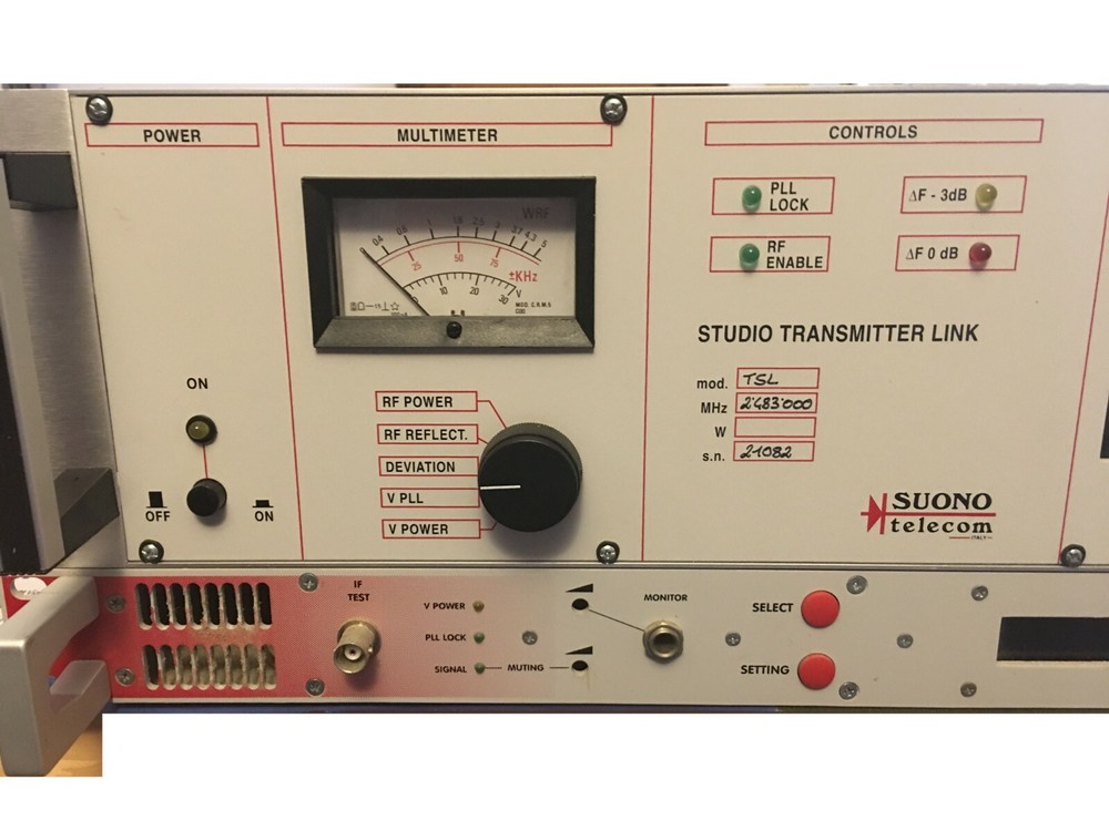 BROADCAST FM LINK SUONOTELECOM 2474/2484 Mhz - WIDE BAND