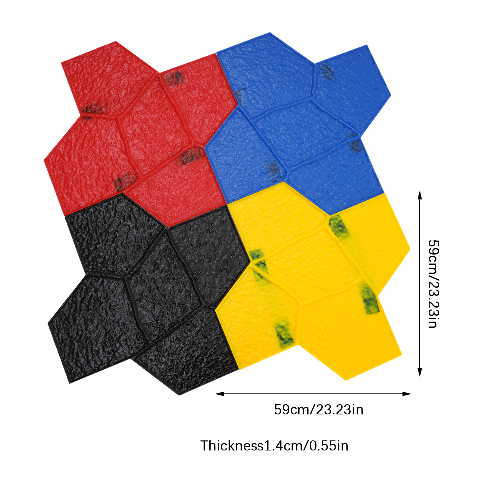 Concrete Texturing Skin Concrete Stamps Mats Set Polyurethane Concrete Stamping