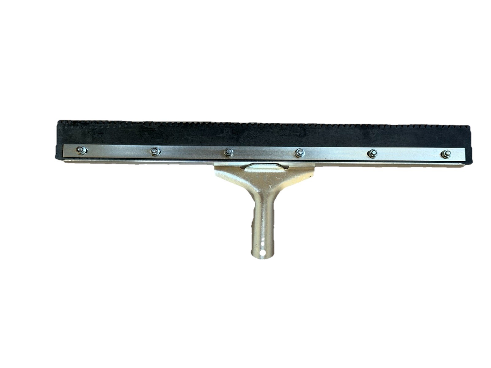Notched Squeegees, 18 Inch Blade Size, Reversible Rubber Blade - Floor Coating