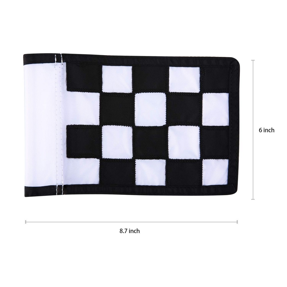 Golf Flag, Green Putting Green Flag,Solid Nylon and Checkered Training Flags ...