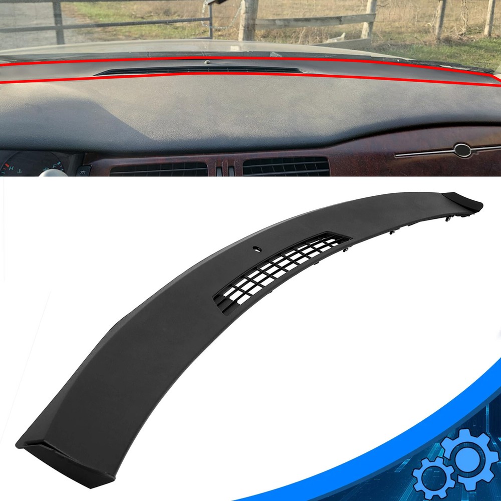 FOR 2006-16 Chevy IMPALA NEW UPPER DASH PANEL TRIM DEFROST W Sensor Hole Painted