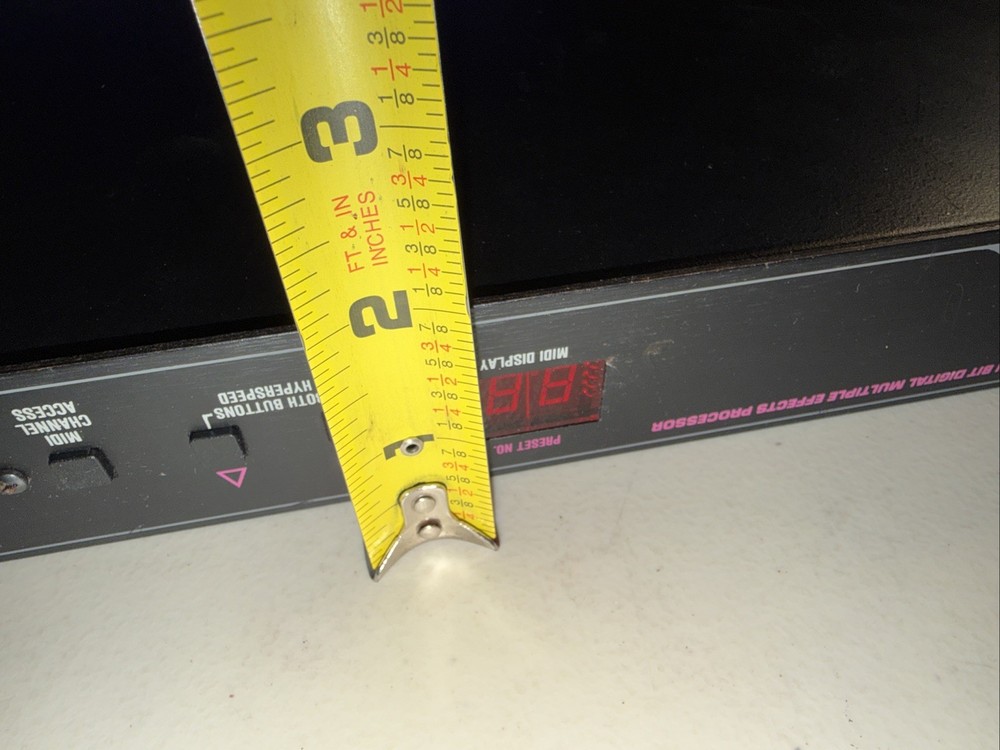 ART MULTIVERB LT 16 BIT DIGITAL MULTI-EFFECTS PROCESSOR - FOR PARTS, UNTESTED