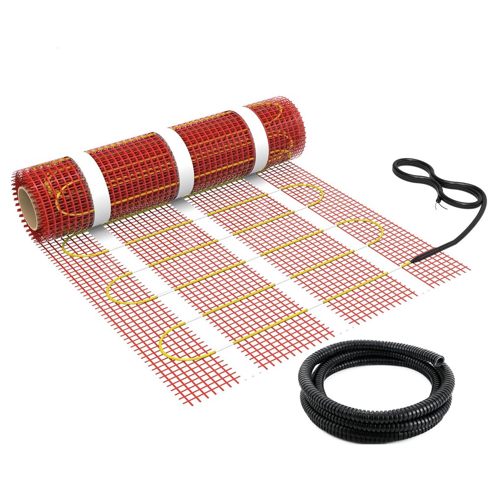 40 Sqft Warmmat Electric Radiant Selfadhesive Floor Heat Heating System