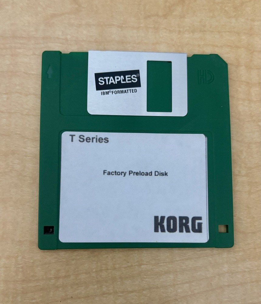 Korg T Series Factory Preload Disk