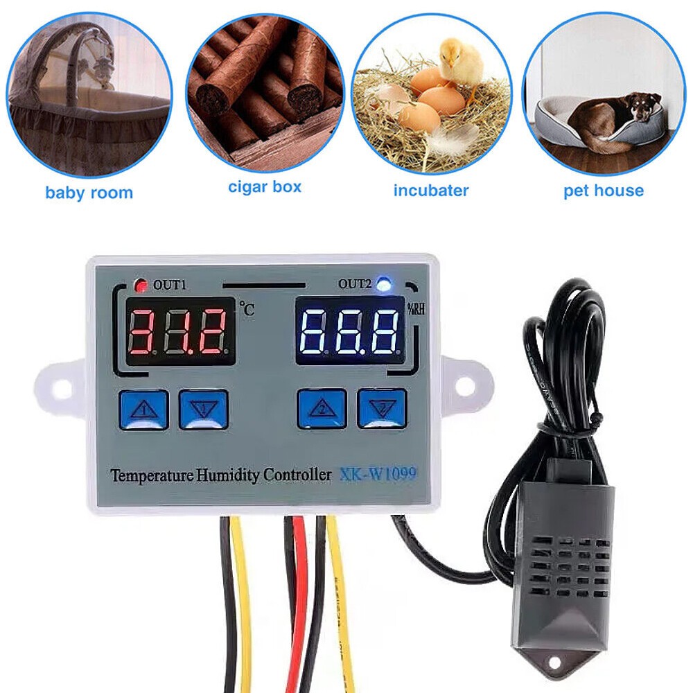 for W1099 digital controller for precise temperature and humidity control--