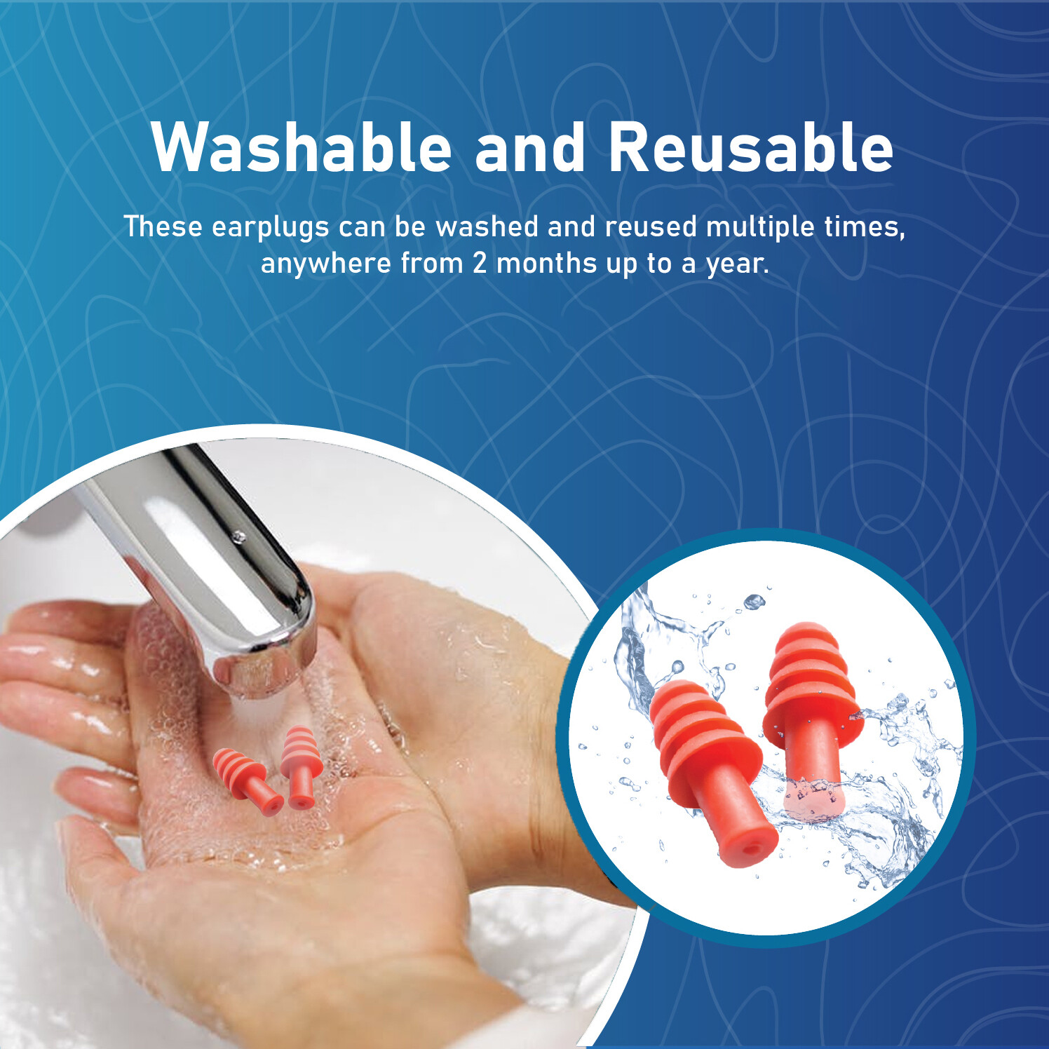 10 Pairs Silicone Reusable Ear Plugs with 2 Cases for Shooting Swim Motorcycle