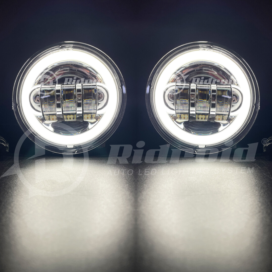 For Harley Davidson Heritage Softail Classic FLSTC LED Headlight &Passing Lights