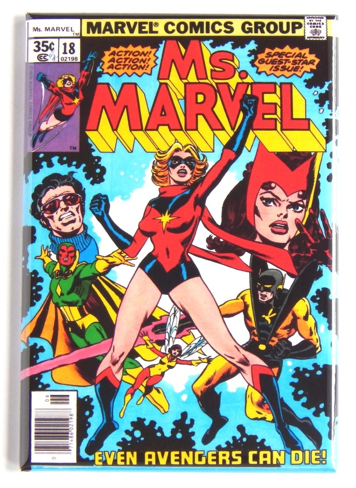 Ms. Marvel #18 FRIDGE MAGNET comic book