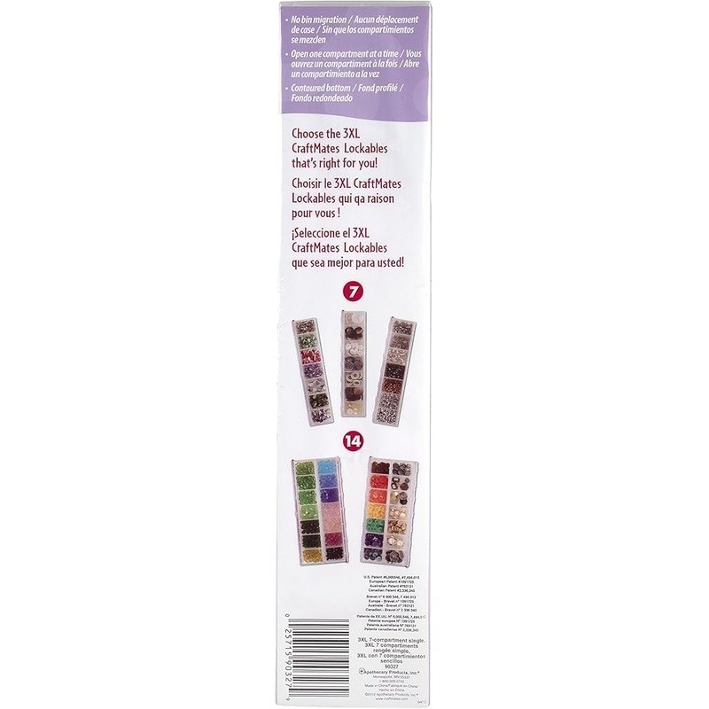 Customizable Storage System W/ Clear Locking Compartment Crafts & Organizing New