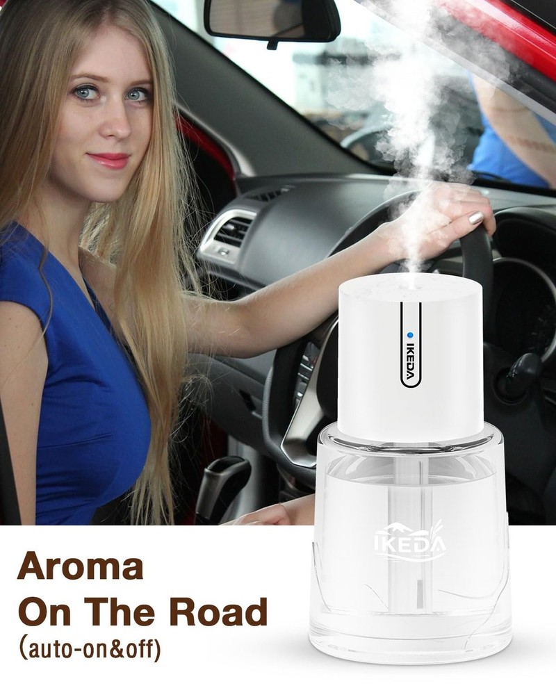Smart Car Aroma Diffuser | 100ml Essential Oil Diffuser with Lavender Scent |...