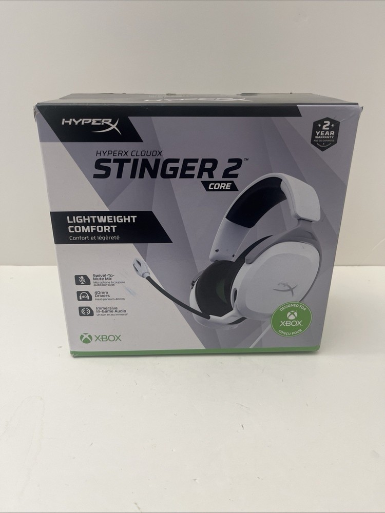 HyperX CloudX Stinger 2 Core gaming headset.