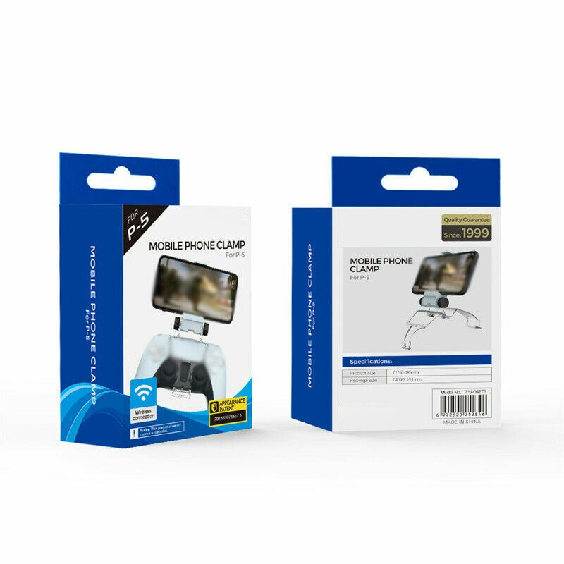 Controller Phone Clip Gaming Holder Mount Stand Bracket for PS5 Game Controller