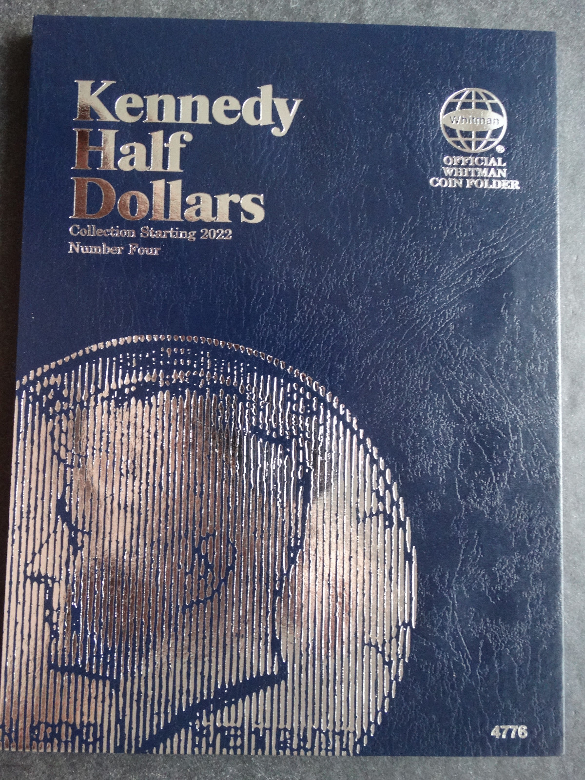 Set of 4 - Whitman Kennedy Half Dollar Coin Folders Number 1-4 1964-2025 Book