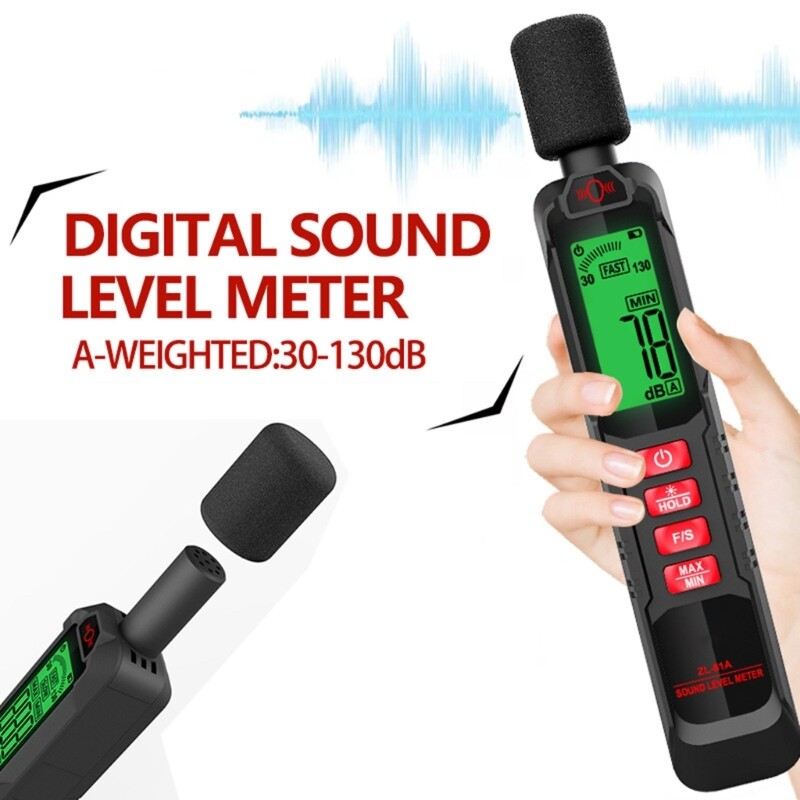User Friendly Decibel Monitors Meter for Assessing Home and Work Environment