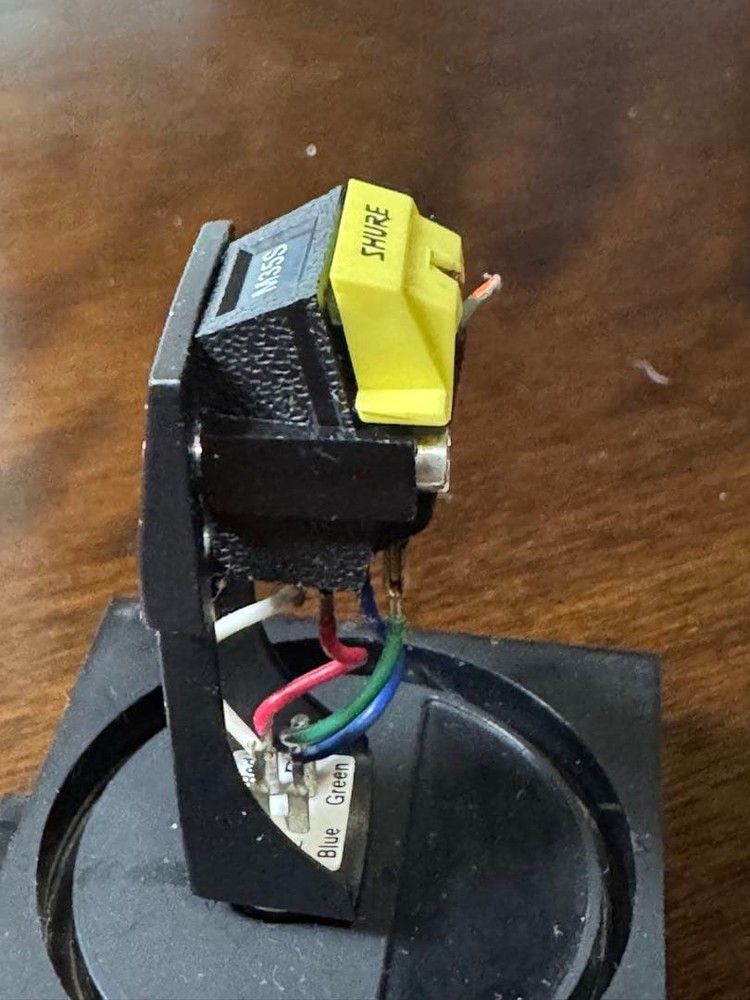 Shure M35S Cartridge w/ Technics Headshell - Tested Working