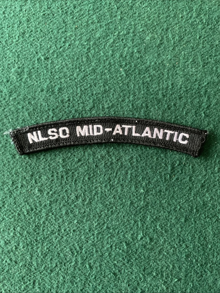 NLSO MID-ATLANTIC Rocker Tab Patch - USN US Navy
