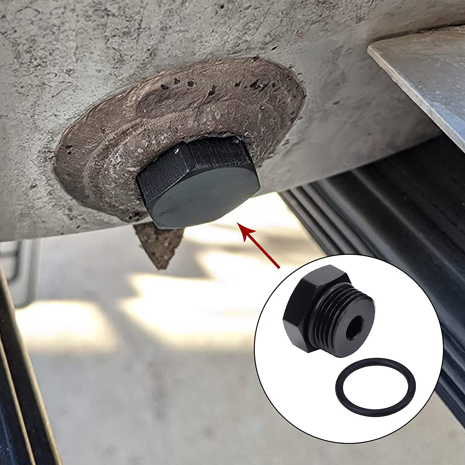 4AN 6AN 8AN 10AN 12AN Block off Cap ORB Plug Fitting Adapter Male Aluminum 2Pcs