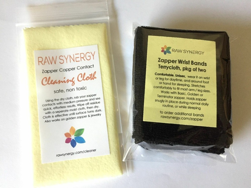 Basic Zapper PKG Clean Cloth Wrist Bands Kill Parasites Virus Bacteria FAST SHIP