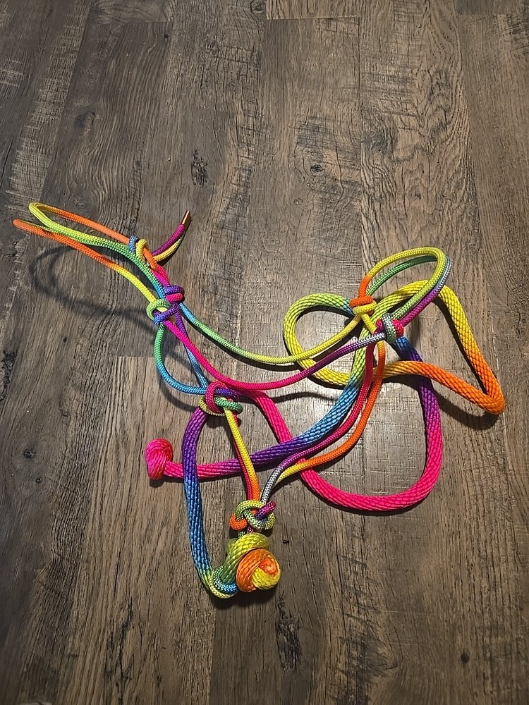 rope halter and lead