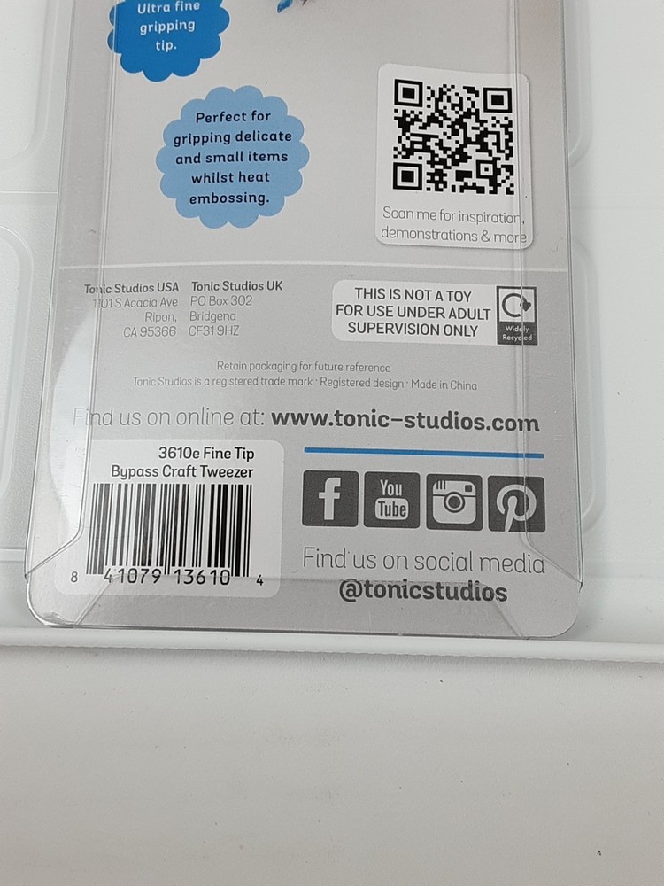 NEW Tonic Studio Tool Bundle Scissors Tweezer Embossing Ball Decoupage Scissors