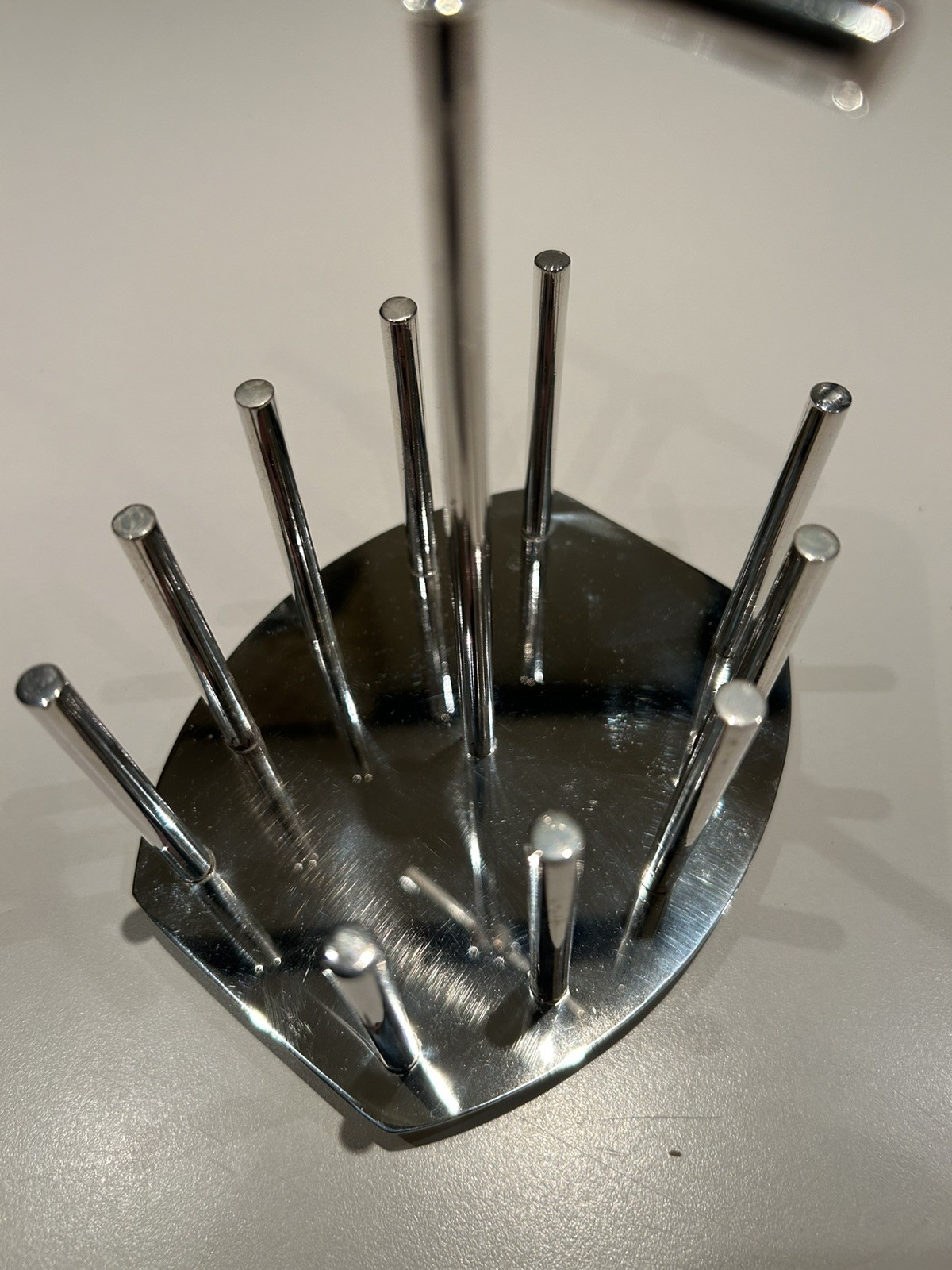 Christopher Dresser style Silver Plated Toast Rack Oval Base