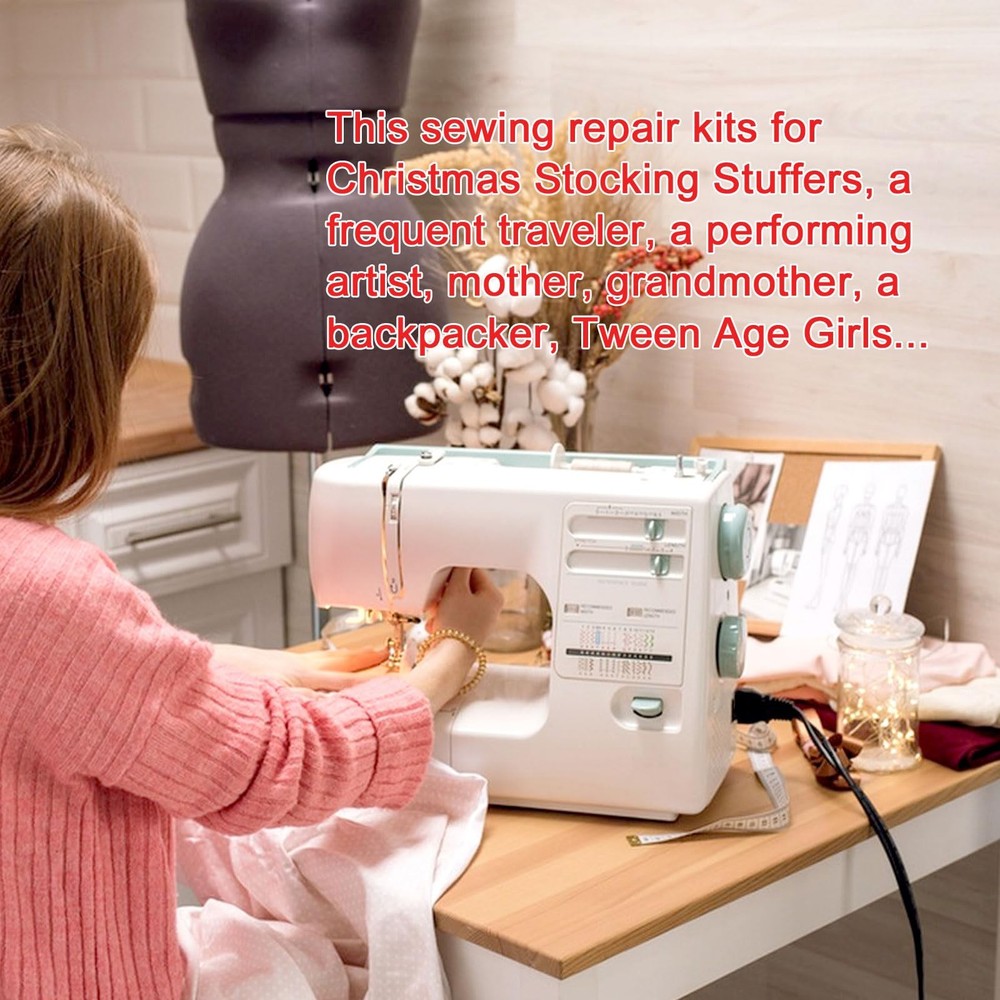 2 Spools All Purpose Sewing Thread Hand Polyester Machine Light Beige Supplies