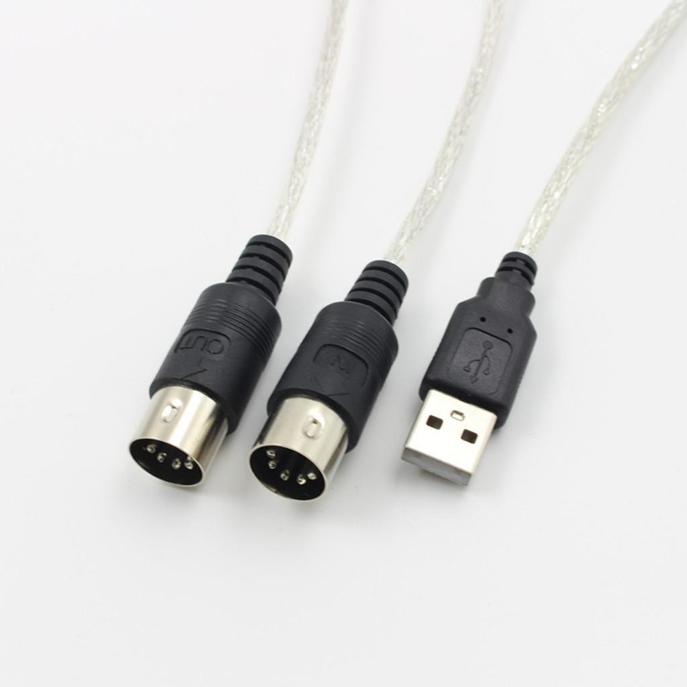 USB MIDI Cable Interface MIDI Converter/Adapter for Keyboard