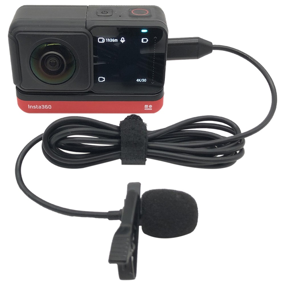 Type-C Lavalier External Wired Omnidirectional Microphone for Insta360 ONE R