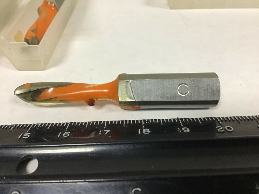 Qty (3) Left Hand 5MM Diameter Reground Boring Bits